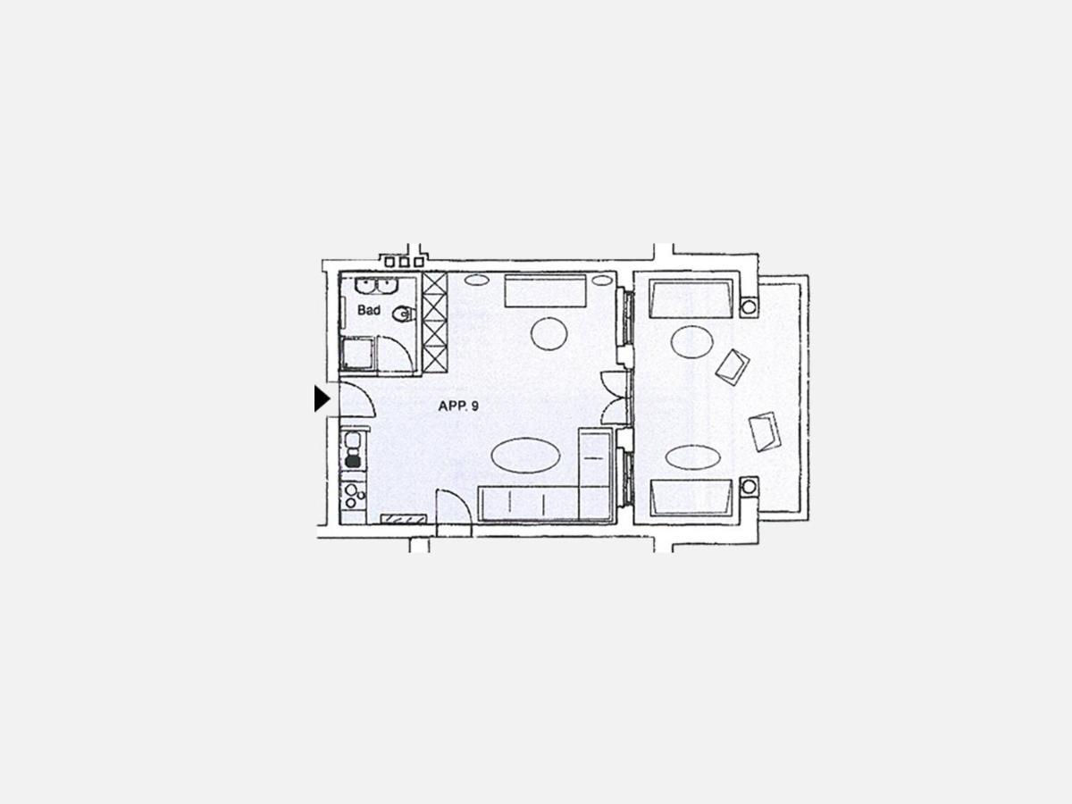 Kaiservillen Heringsdorf - 1-Raum-Appartement Mit Balkon Ik9 エクステリア 写真